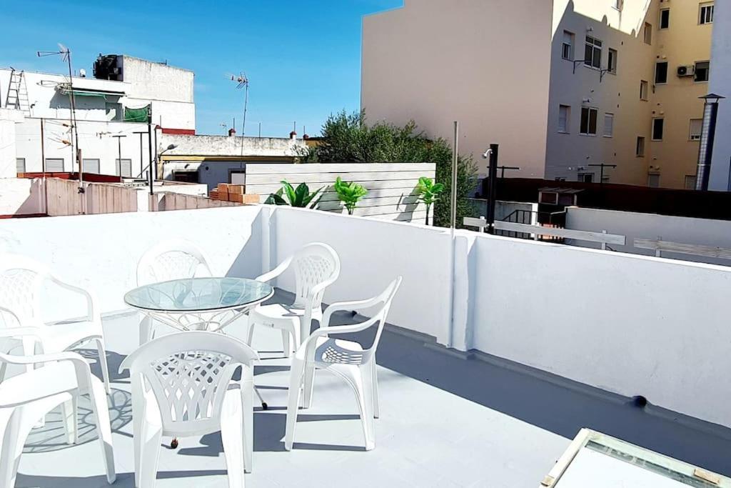 P Casa Con Azotea Privada Y Centrica. Wifi+Netflix Villa El Puerto de Santa Maria Exterior photo